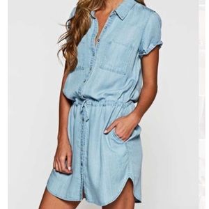 Love Stitch denim chambray dress
